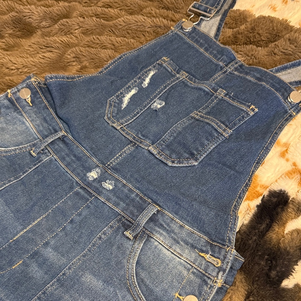 Denim Overalls for Women - Picture 3 of 6